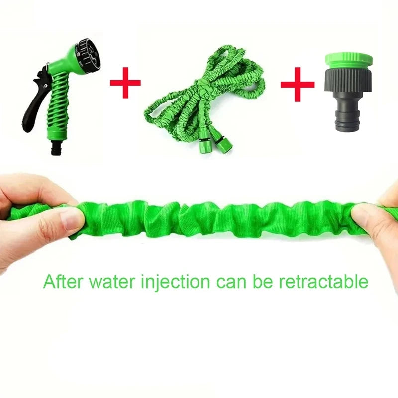 Expandable Magic Garden Hose (25–200FT) 
— 7 Spray Settings
